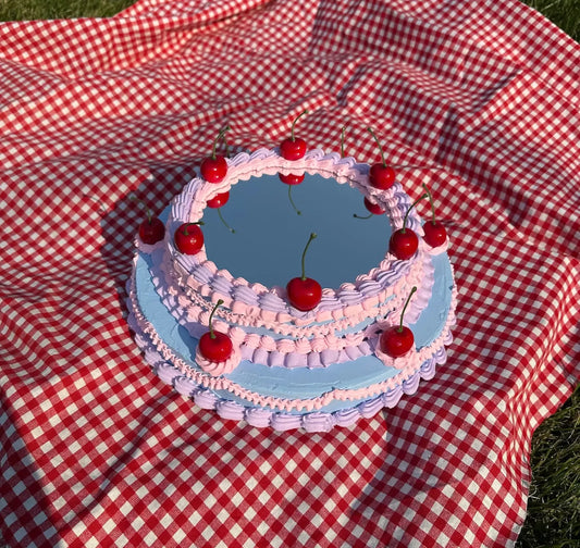 Two-Tier Fake Cake Mirror