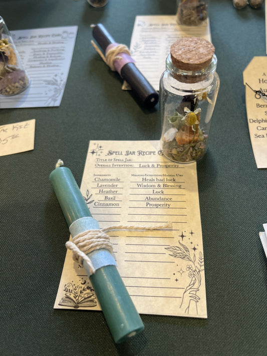 Floral Spell Jar Kit