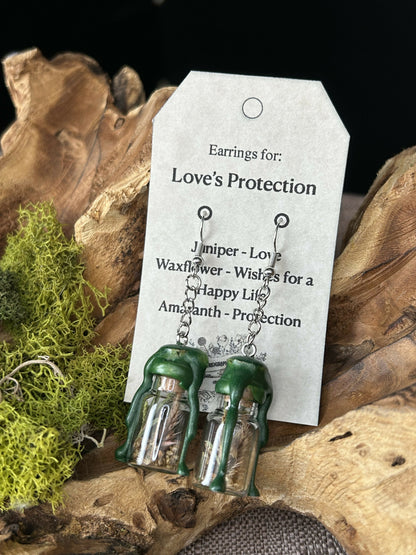 Love’s Protection earrings