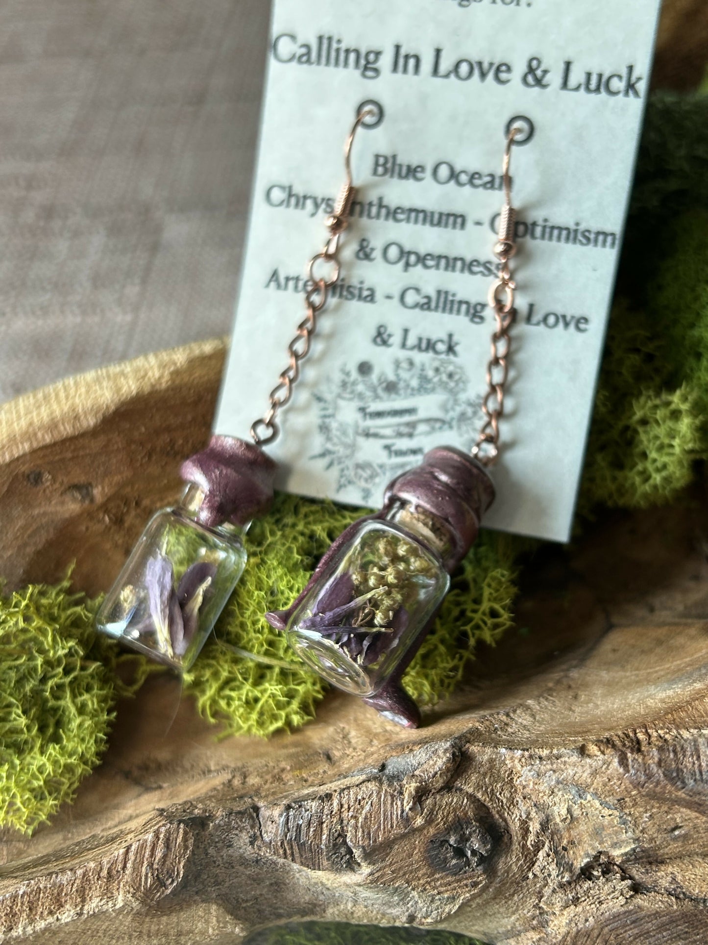 Calling in Love & Luck earrings