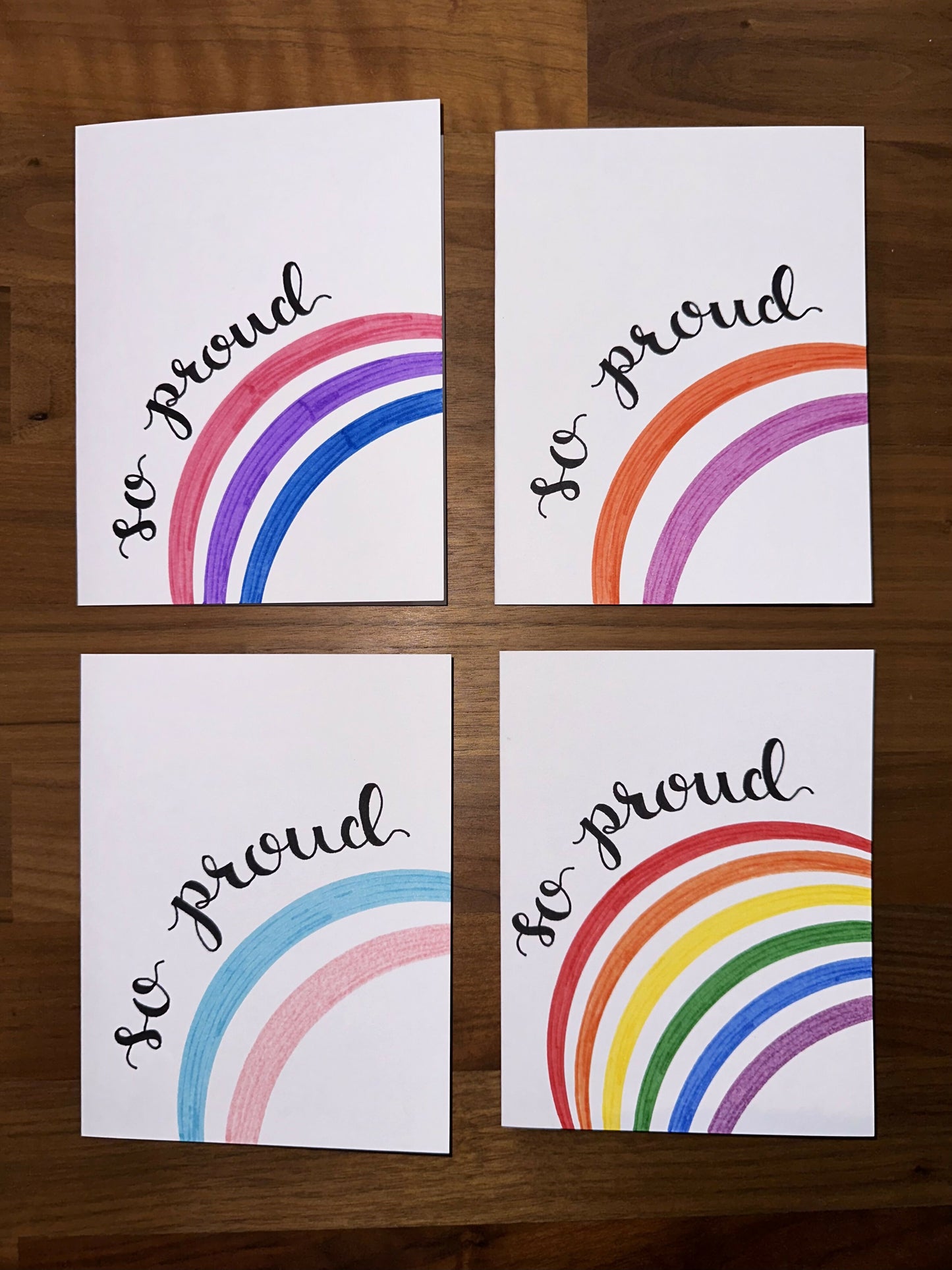 So Proud LGBTQ+ Rainbow Greeting Card