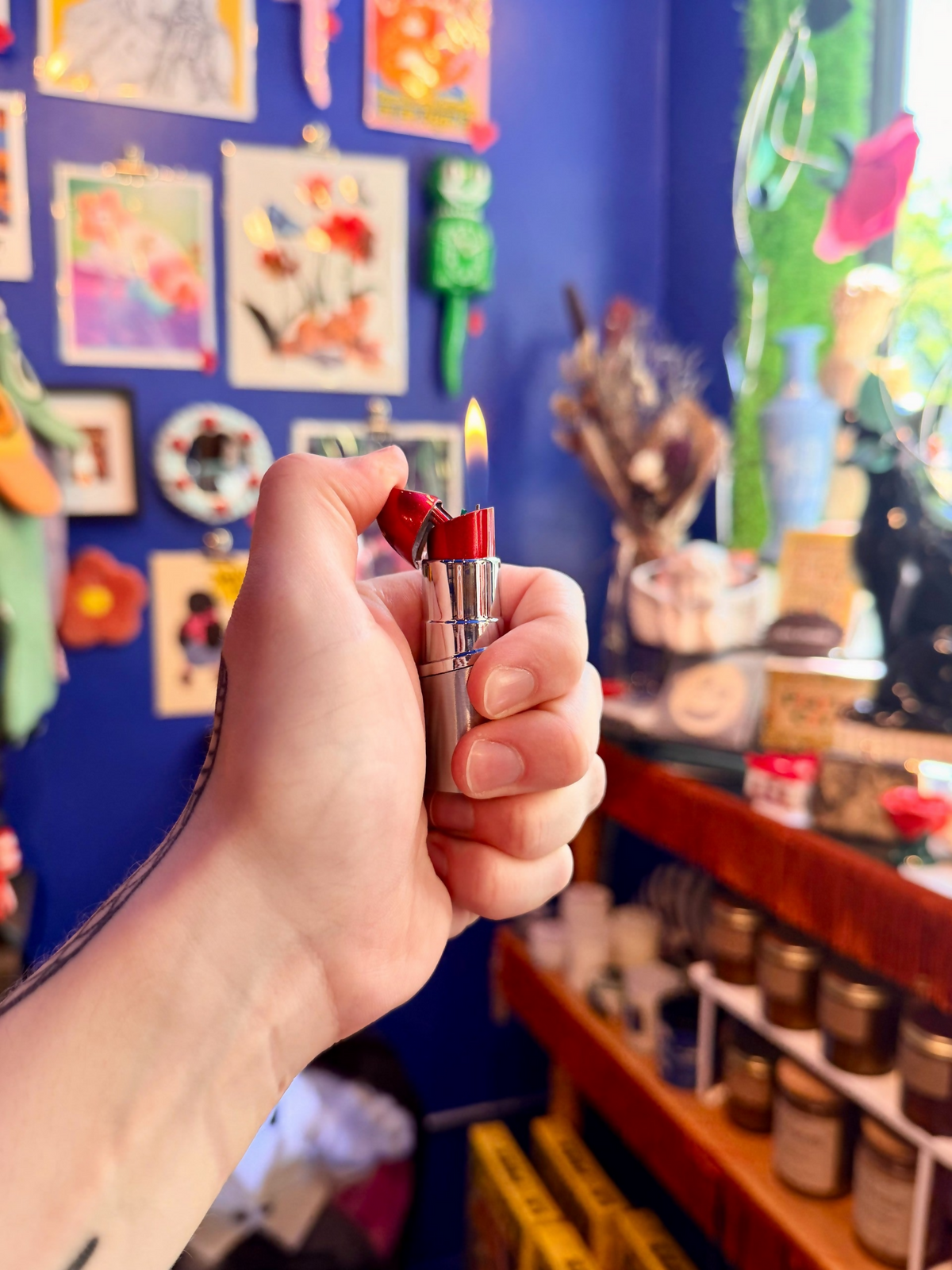 Lipstick Lighter