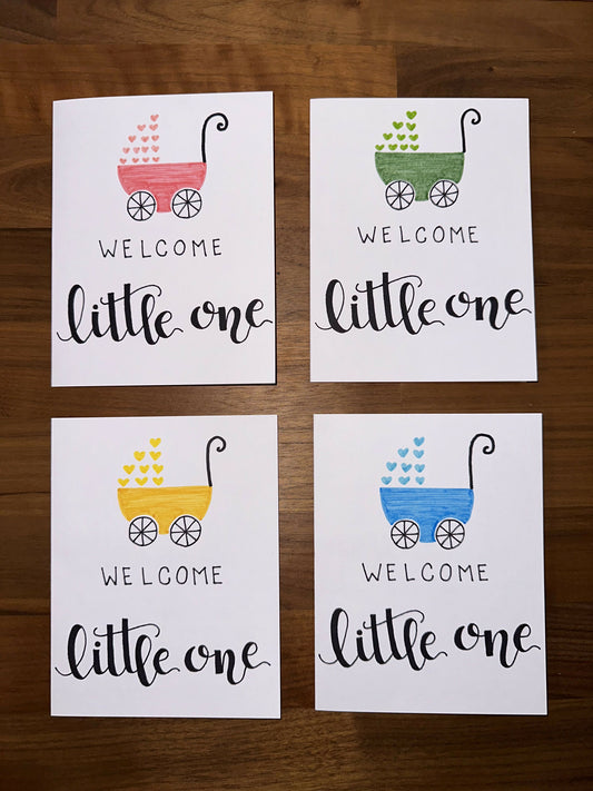Welcome Little One Greeting Card