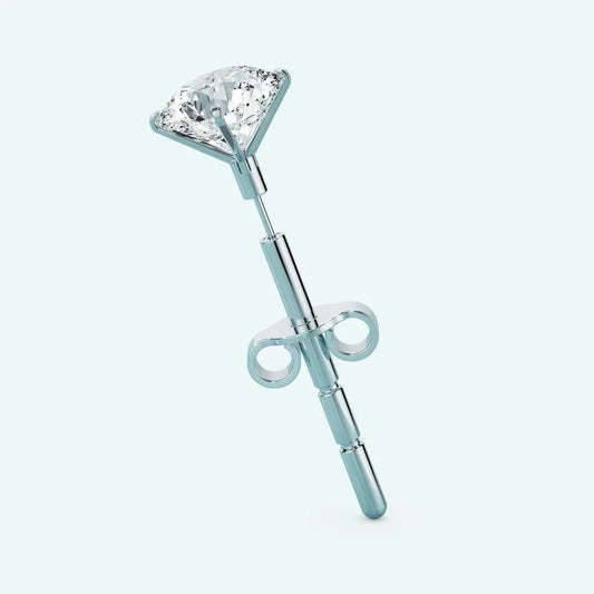 Oversized Stud - Silver