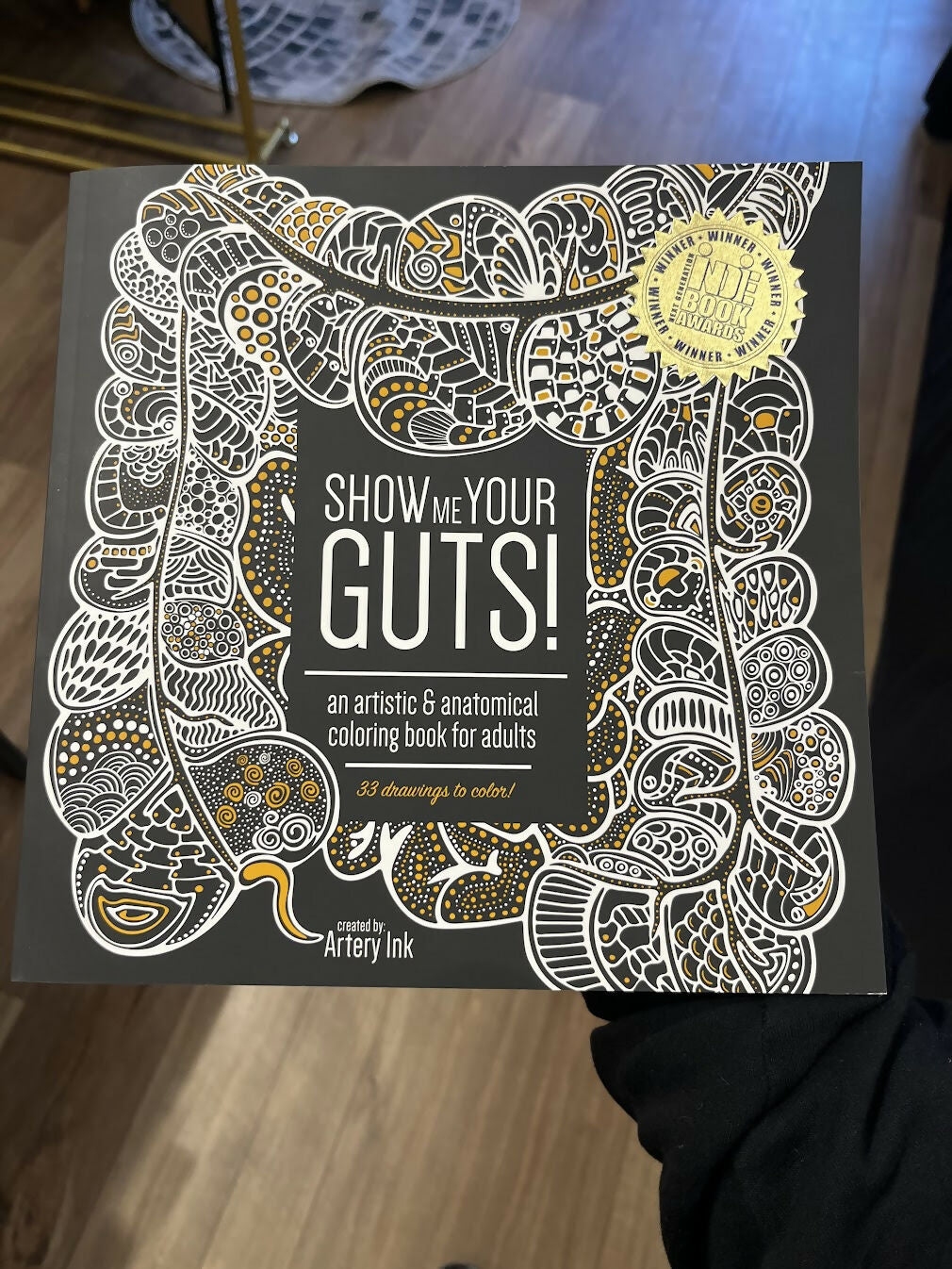 Show Me Your Guts Coloring Book by Artery Ink