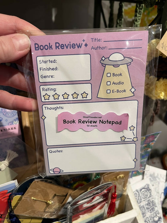 Book Review Notepad by Ghosttraveler
