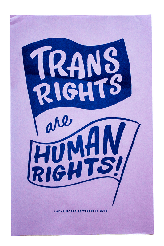 Trans Rights Protest Posters