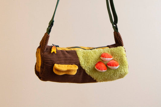 Corduroy Log Bag