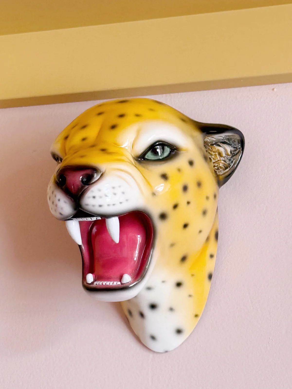 Saffron the Natural Leopard Wall Mounted Head