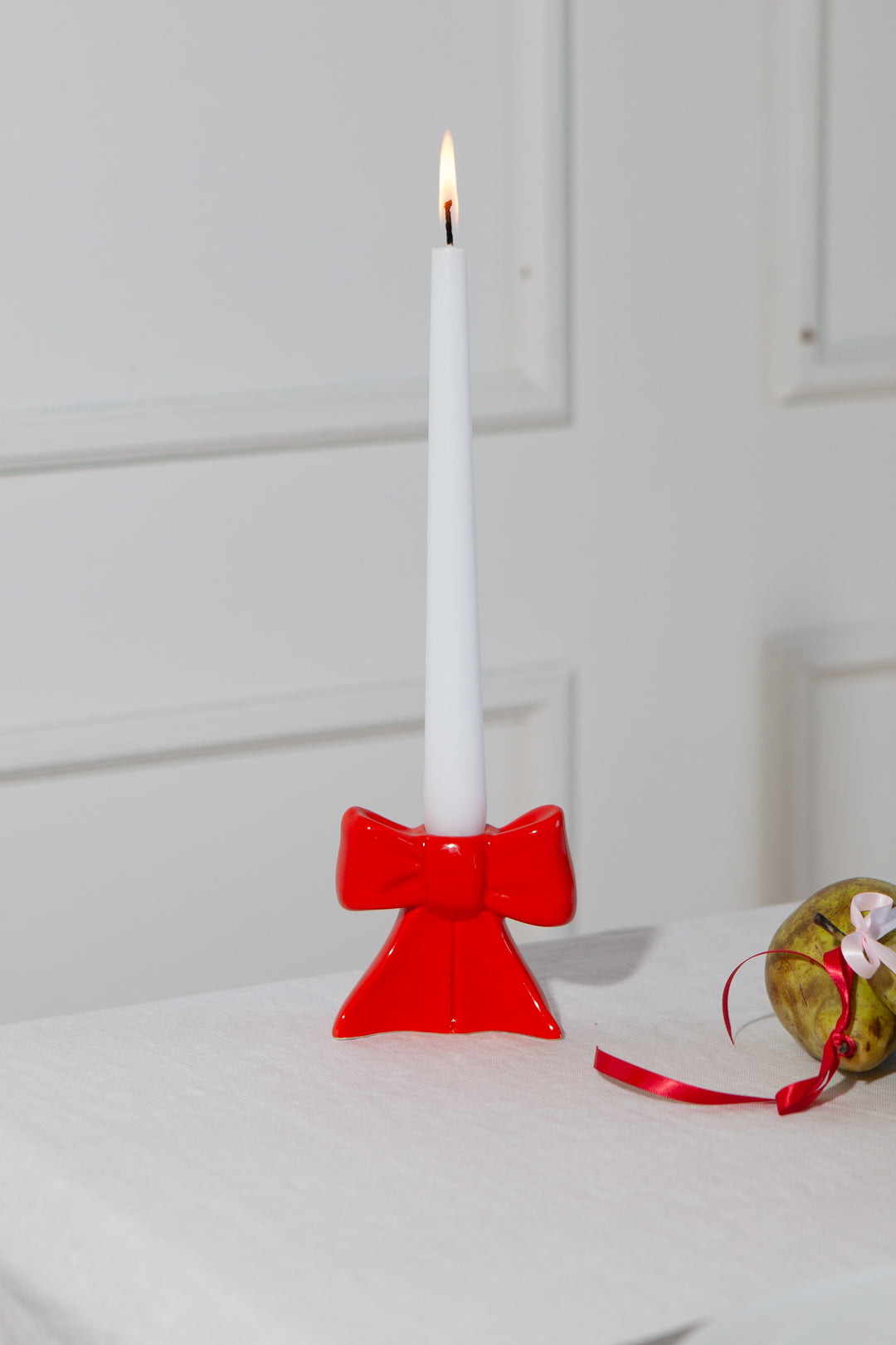 Candle Holder, Bow, Small
